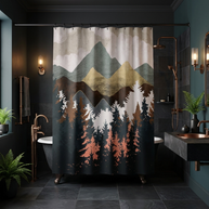 Forest View - Shower Curtain