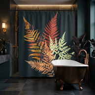 Autumn Fern - Shower Curtain