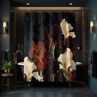 Autumn Iris - Shower Curtain