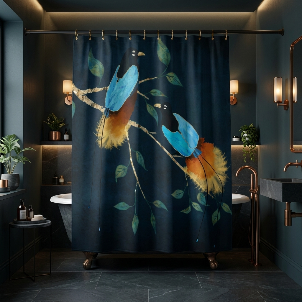 Birds of Paradise - Shower Curtain