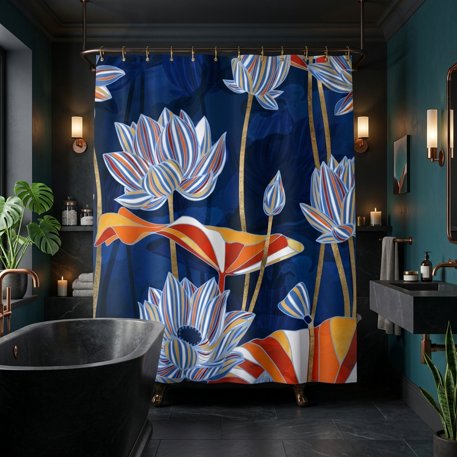 Bold Botanical - Shower Curtain