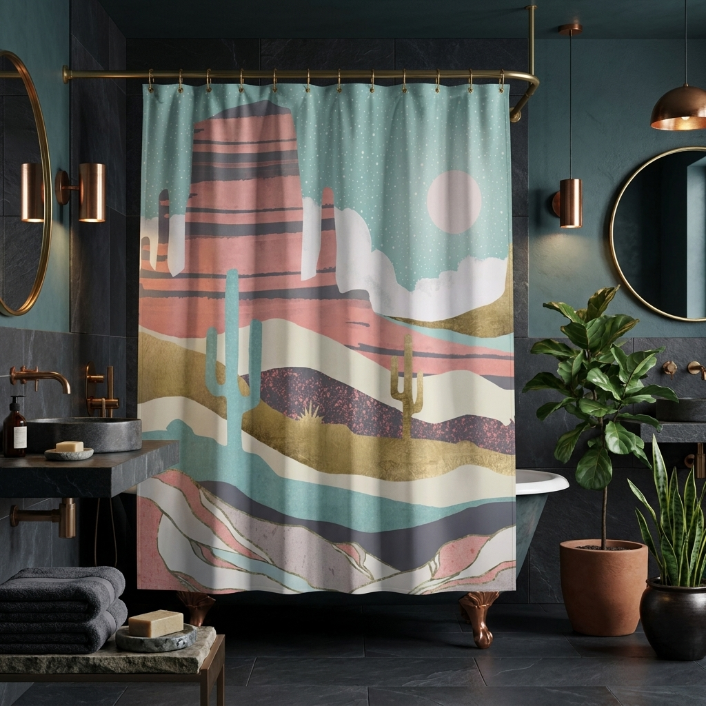 Desert Sun - Shower Curtain
