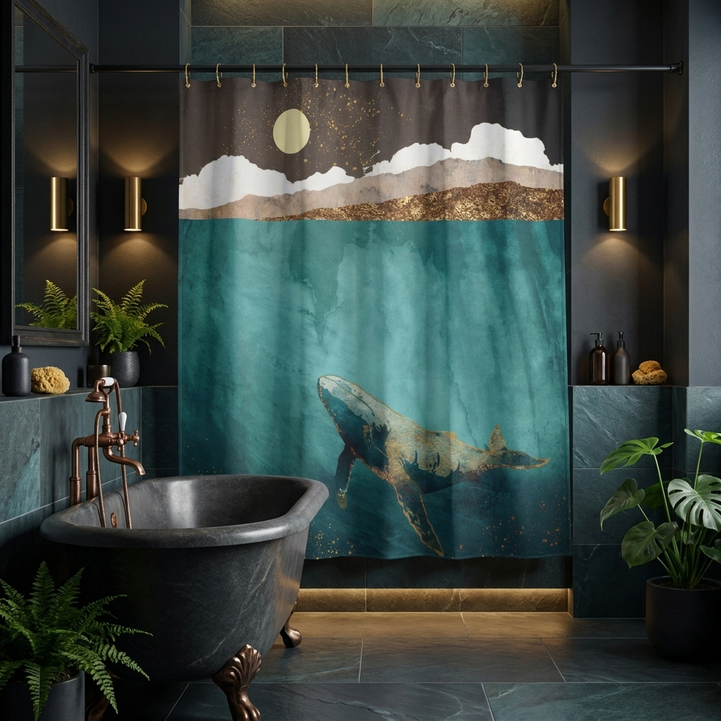 Light Beneath - Shower Curtain