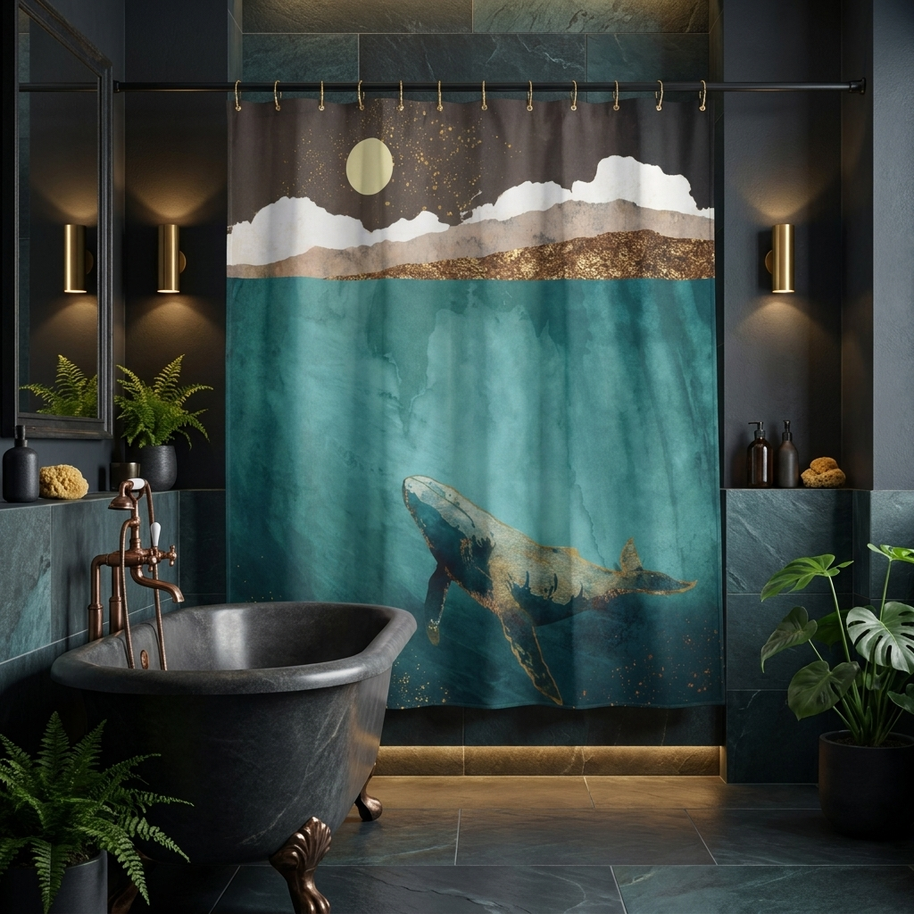 Light Beneath - Shower Curtain