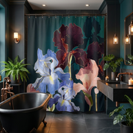 Iris Abstract - Shower Curtain
