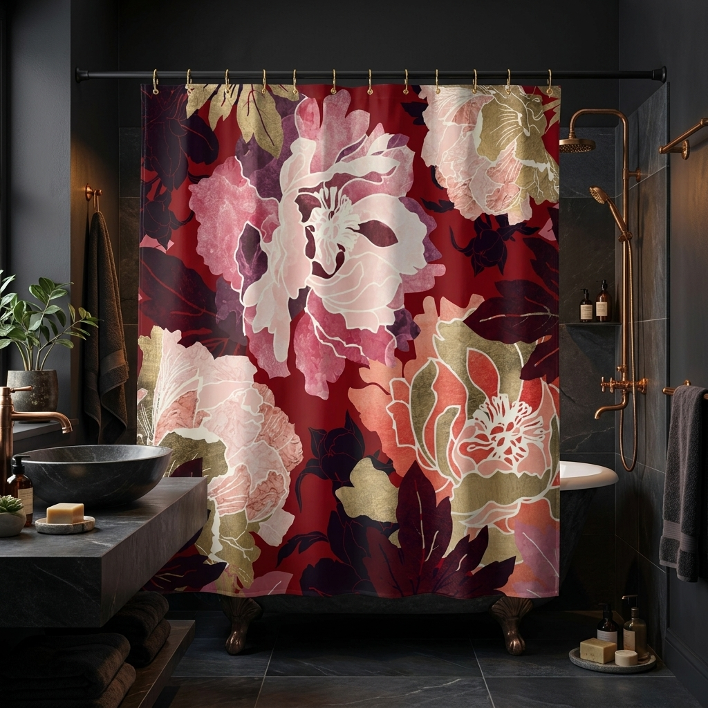 Bold Botanical II - Shower Curtain