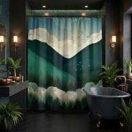 Emerald Hills - Shower Curtain