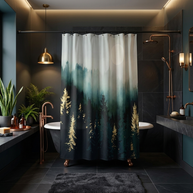 Forest Glow - Shower Curtain