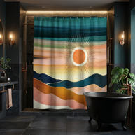 Jewel Dusk - Shower Curtain
