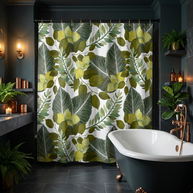 Lush Botanical - Shower Curtain