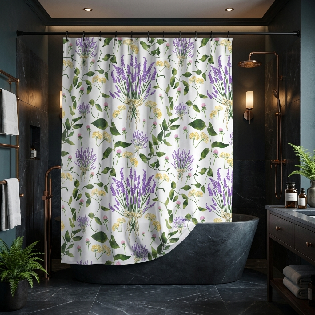 Wildflower Bouquet - Shower Curtain
