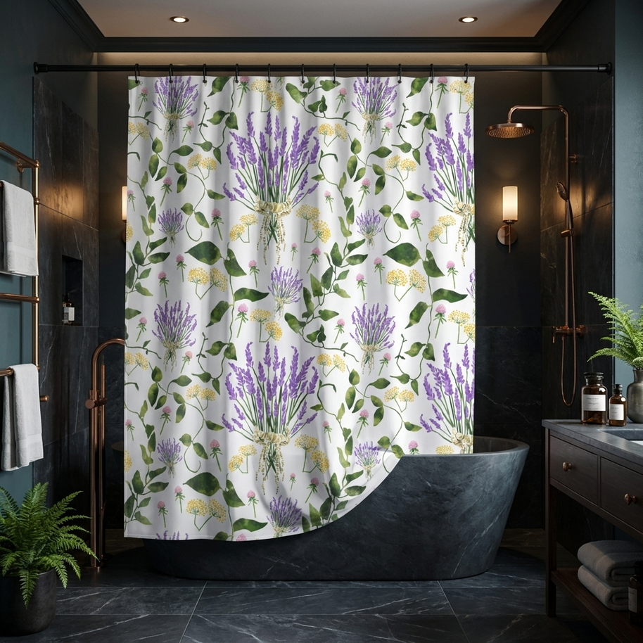 Wildflower Bouquet - Shower Curtain