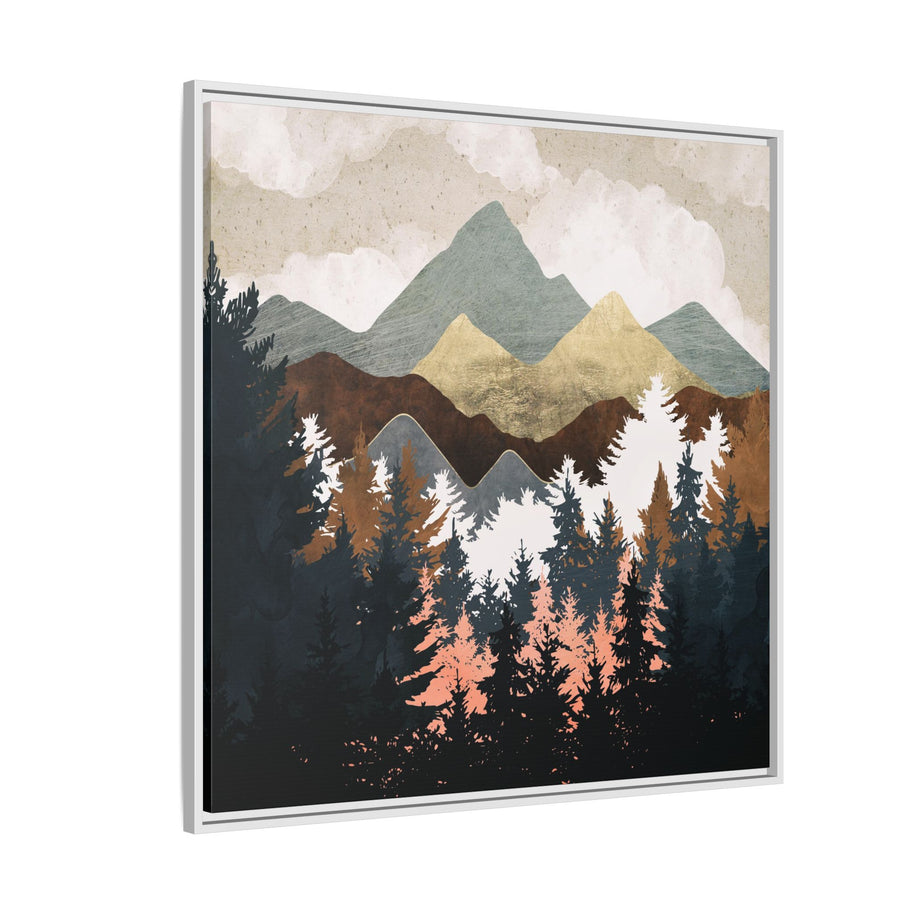 Forest View - Matte Canvas, Framed (Multi-color)