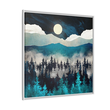 Evening Mist - Matte Canvas, Framed (Multi-color)